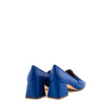 JD Mocassino Donna Bluette Con Tacco Quadrato