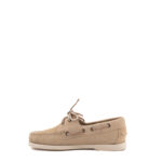 Sebago Docksides Portland Donna In Camoscio Sabbia