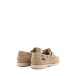 Sebago Docksides Portland Donna In Camoscio Sabbia