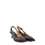 Silvia Rossini Slingback Donna Pelle Nera