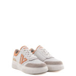 Emanuélle Vee Sneakers Donna Modello Basket Bianco E Rosa
