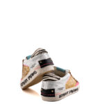 Crime London Sneakers Donna Con Inserti Glitter E Suola Con Scritta