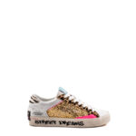 Crime London Sneakers Donna Con Inserti Glitter E Suola Con Scritta