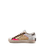 Crime London Sneakers Donna Con Inserti Glitter E Suola Con Scritta