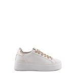 Crime London Sneakers Donna Bianca Con Platform E Talloncino Glitter