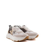 Emanuélle Vee Sneakers Donna Modello Running Bianca E Grigia
