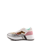 Emanuélle Vee Sneakers Donna Glitter E Animalier Con Zeppa