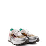 Emanuélle Vee Sneakers Donna Glitter E Animalier Con Zeppa