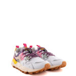 Flower Mountain Sneakers Donna In Tela Bianca E Colorata