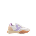 Keh-Noo Sneakers Donna Bianca Logo Glicine