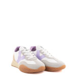 Keh-Noo Sneakers Donna Bianca Logo Glicine