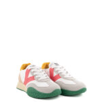 Keh Noo Sneakers Donna Bianca Suola Verde