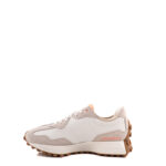 New Balance Sneakers Donna 327 Bianca Con Logo Fluo