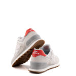 New Balance Sneakers Donna 574 Bianca Con Logo Rosa