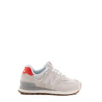 New Balance Sneakers Donna 574 Bianca Con Logo Rosa