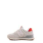 New Balance Sneakers Donna 574 Bianca Con Logo Rosa