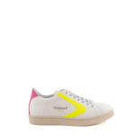 Valsport Sneakers Donna Modello Tournament Bianca Con Boomerang Giallo Fluo