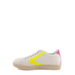 Valsport Sneakers Donna Modello Tournament Bianca Con Boomerang Giallo Fluo