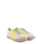 Valsport Sneakers Donna Modello Tournament Bianca Con Boomerang Giallo Fluo