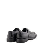 Lord Douglas No Lace Uomo In Pelle Nera Fondo Cuoio