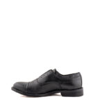 Lord Douglas No Lace Uomo In Pelle Nera Fondo Cuoio