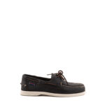 Sebago Docksides Portland Uomo In Pelle Testa Di Moro