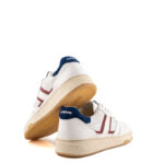 Crime London Sneakers Uomo Basket Bianca Con Talloncino Blu