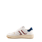 Crime London Sneakers Uomo Basket Bianca Con Talloncino Blu