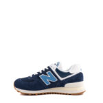 New Balance Sneakers Uomo 574 Blu Con Logo Azzurro