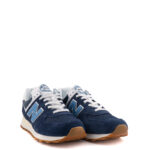 New Balance Sneakers Uomo 574 Blu Con Logo Azzurro