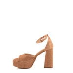 Matteo Pitti Sandalo Donna Glitter Bronzo Con Plateau