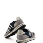 Premiata Sneakers Uomo Eric 6138 Grigia E Blu