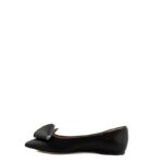 Status Ballerina Donna Nera Con Fiocco Bicolore