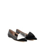 Status Ballerina Donna Nera Con Fiocco Bicolore