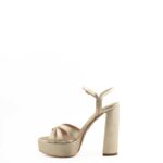 Marc Ellis Sandalo Donna Platino Con Plateau