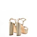 Marc Ellis Sandalo Donna Platino Con Plateau