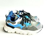Flower Mountain Junior Scarpa Bambino Yamano Verde E Celeste