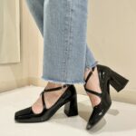 Matteo Pitti Mary Jane In Vernice Nera