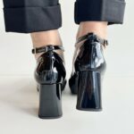 Matteo Pitti Mary Jane In Vernice Nera