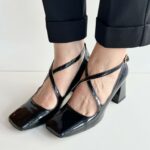 Matteo Pitti Mary Jane In Vernice Nera