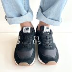New Balance 574 Sneakers Donna Nera