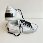 Crime London Sneakers Donna Bianca E Glitter Argento