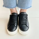 Crime London Sneakers Donna Platform Nera