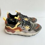 Flower Mountain Yamano Sneakers Uomo Verde E Multicolor