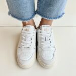 Crime London Sneakers Donna Basket Bianca E Cipria