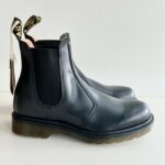Dr. Martens 2976 Beatles Uomo In Pelle Nera Spazzolata
