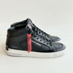 Crime London Deluxe Mid Sneakers Uomo Nera
