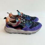 Flower Mountain Yamano Sneakers Uomo Nera E Viola