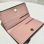 My Best Bag Portafogli Donna Nero Con Doppia Zip E Bottone