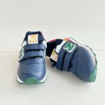 New Balance Sneakers Bambino In Pelle Blu